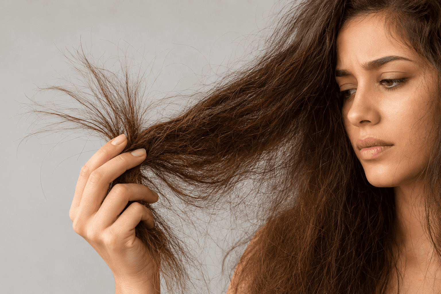 Frizzy, Damaged Hair